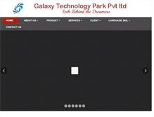 Tablet Screenshot of galaxytechnologypark.com